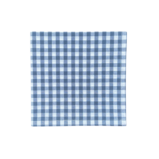 ash blue gingham napkin