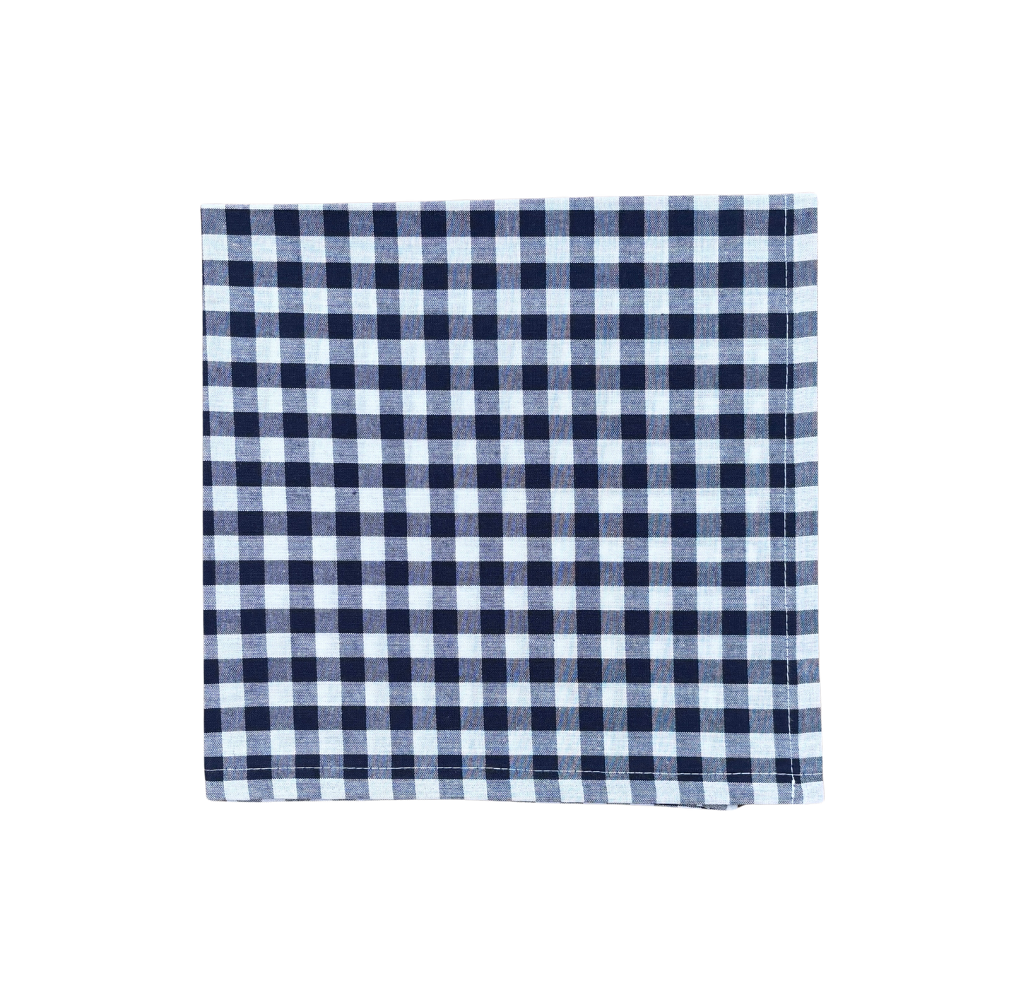 navy gingham napkin