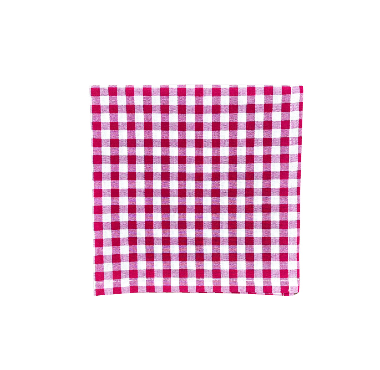 berry gingham napkin