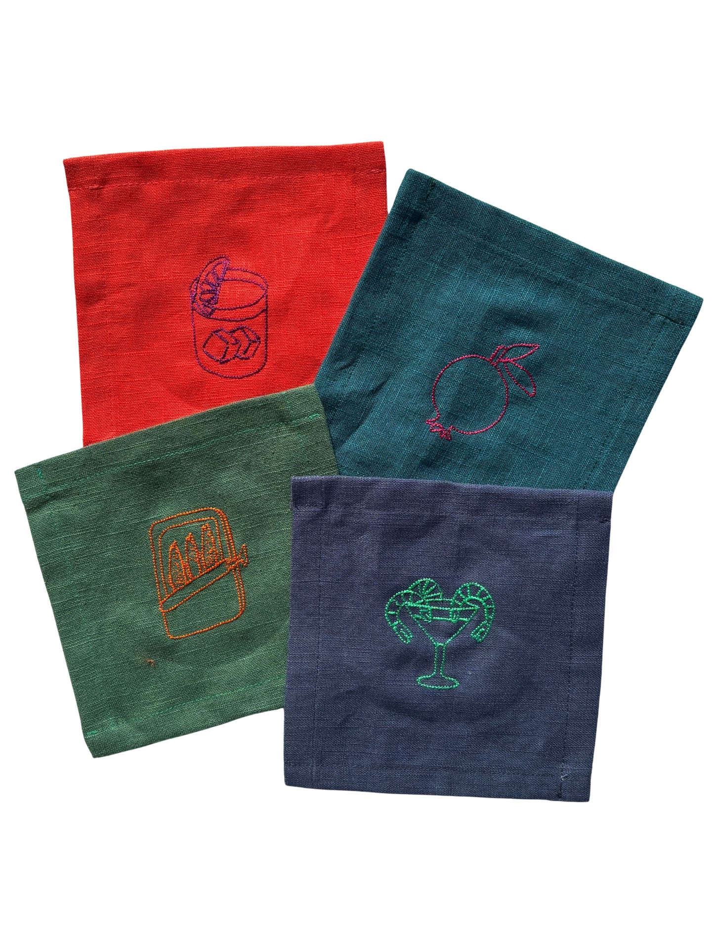 cocktail napkins set of 4