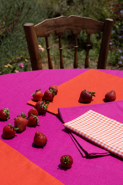 fuchsia napkin