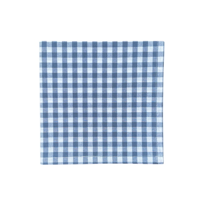 ash blue gingham napkin