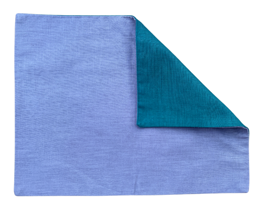 petrol x lavender placemat